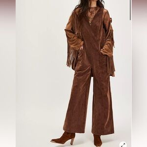 We The Free Nico Faux Suede One-Piece